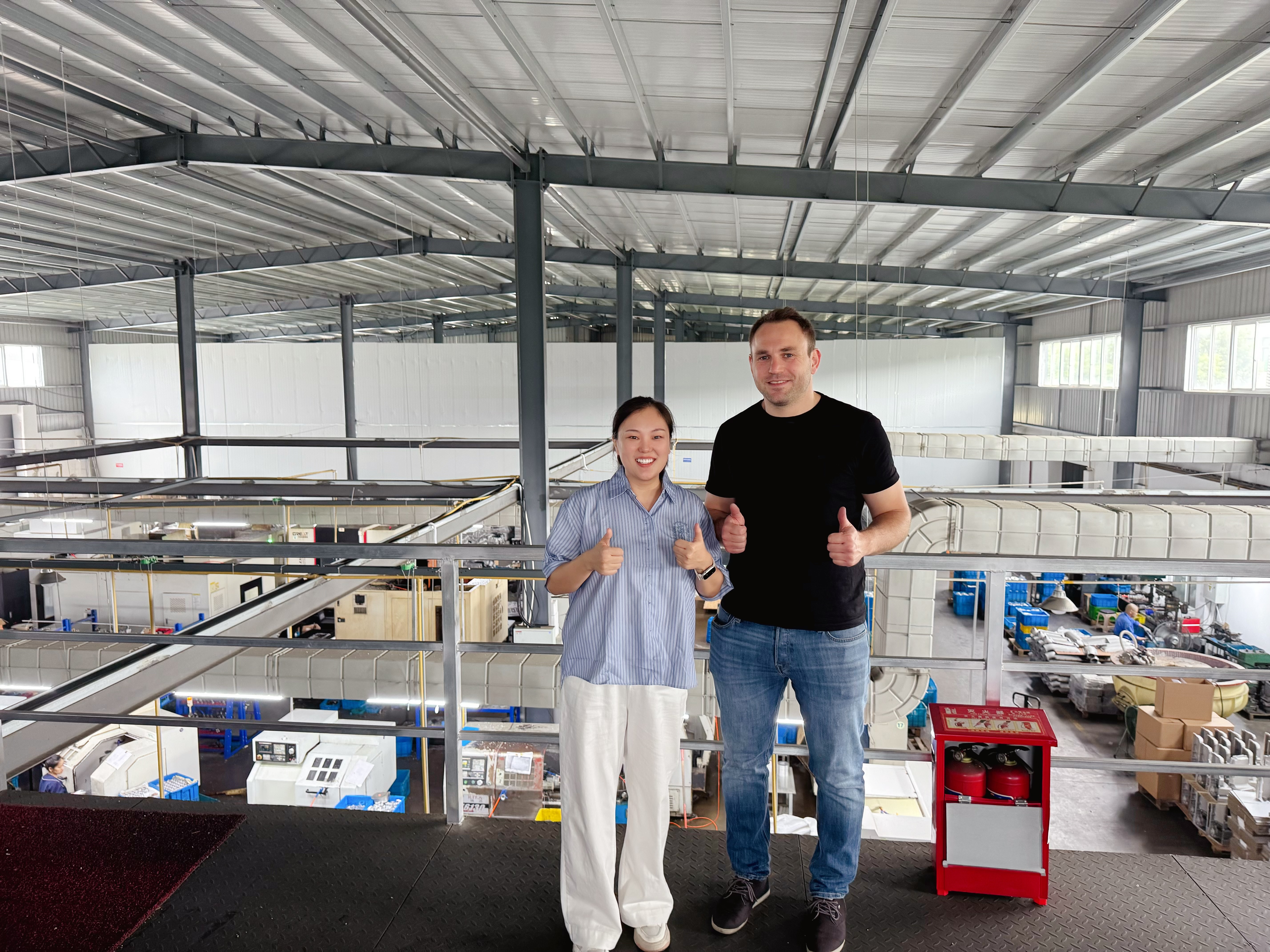 Welcome German friends to visit our factory！